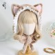 Fluffy Cat Ears Kawaii Bonnet (LG150)